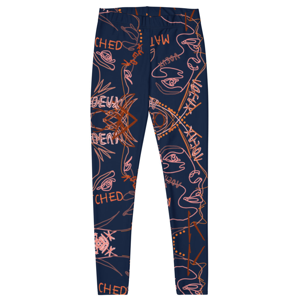 Abstract Leggings.