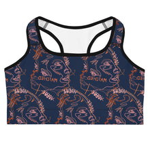 Load image into Gallery viewer, Abstract Sports Bra.
