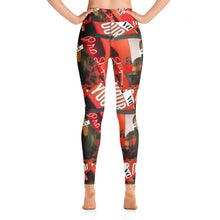 Load image into Gallery viewer, Shades of Red Leggings.
