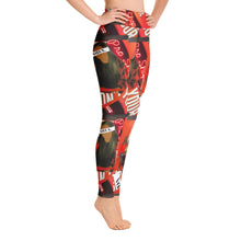 Load image into Gallery viewer, Shades of Red Leggings.
